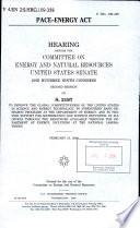 PACE-Energy Act