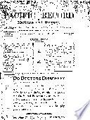 Pacific Record of Medicine and Surgery