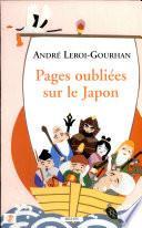 Pages oubliées sur le Japon