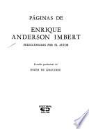 Páginas de Enrique Anderson Imbert