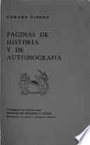 Páginas de Historia y de Autobiografía