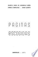 Paginas escogidas
