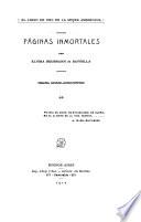 Páginas inmortales