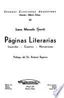 Páginas literarias