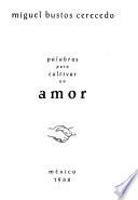 Palabras para cultivar un amor