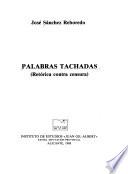 Palabras tachadas (retórica contra censura)