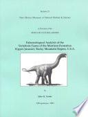 Paleoecological Analysis of the Vertebrate Fauna of the Morrison Formation (Upper Jurassic), Rocky Mountain Region, U.S.A.