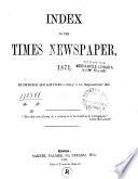 Palmers' Index to the Times Newspaper