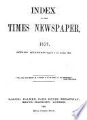 Palmers' Index to the Times Newspaper