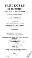 Pandectae Justinianeae, in novum ordinem digestae