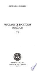 Panorama de escritoras españolas