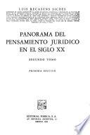 Panorama del pensamiento jurídico en el siglo xx
