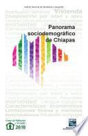 Panorama sociodemográfico de Chiapas