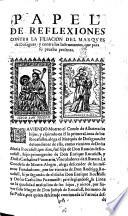 Papel de Reflexiones contra la filiacion del Marquis de Dos Aguas [claiming the succession of Albatera.-Reflexiones particulares, etc.].