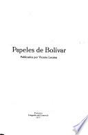 Papeles de Bolívar