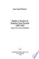 Papeles y escritos de Francisco José Peynado (1867-1933), prócer de la Tercera República