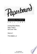 Paperbound Books in Print
