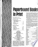 Paperbound Books in Print