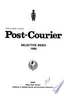 Papua New Guinea Post Courier Selective Index
