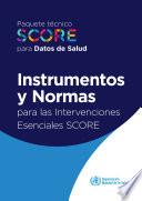 Paquete técnico SCORE para datos de salud