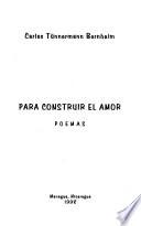 Para construir el amor