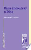 Para encontrar a Dios