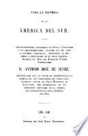 Para la história de la América del Sur