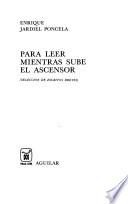 Para leer mientras sube el ascensor