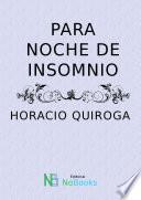 Para noche de insomnio