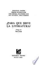 Para que sirve la literatura?