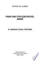 Para una civilización del amor