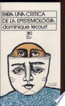 Para una crítica de la epistemología