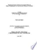 Paradoxical Trends in Influenza Immunization Rates and Rates of Hospitalization for Pneumonia and Influenza in the Elderly