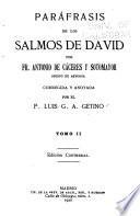 Paráfrasis de los Salmos de David