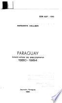 Paraguay ... años de bibliografía
