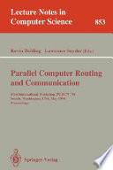Parallel Computer Routing and Communication