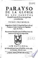 Parayso de la gloria de los sanctos