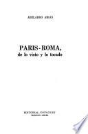 París-Rome, de lo visto lo tocado