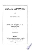 Parish Musings; Or, Devotional Poems ... Eighth Edition