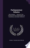 Parliamentary Debates