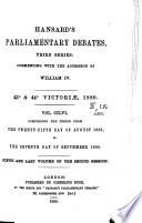 Parliamentary Debates