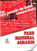 Paro nacional agrario