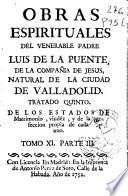 Parte III, Tratado quinto, De los estados de matrimonio, viudez y de la perfeccion propia de cada uno