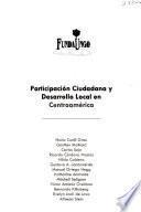 Participación ciudadana y desarrollo local en Centroamérica