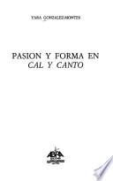 Pasión y forma en Cal y canto [de Rafael Alberti]