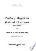 Pasión y muerte de Gabriel Contreras
