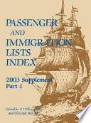 Passenger and Immigration Lists Index