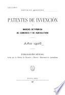 Patentes de invención concedidas, denegadas, desistidas y transferidas