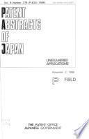 Patents Abstracts of Japan