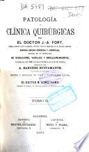 Patología y clínica quirúrgicas